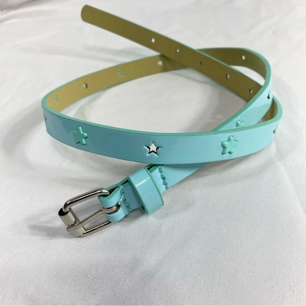 Cat & Jack Kid’s Stars Mint Colored Belt